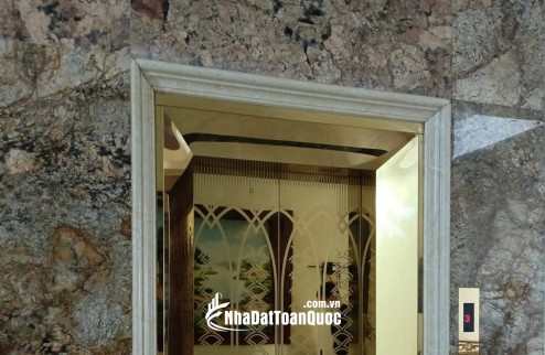 Cho thuê nhà mới, căn góc, Tôn Đức Thắng, thang máy; vỉa hè 104m2* 5T- 31 Tr